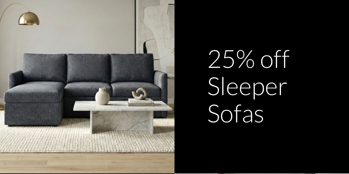 25% off Sleeper Sofas