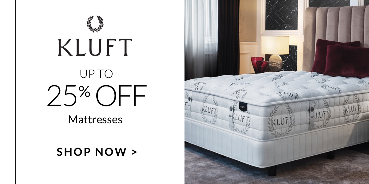 Save on Kluft Luxury Mattresses