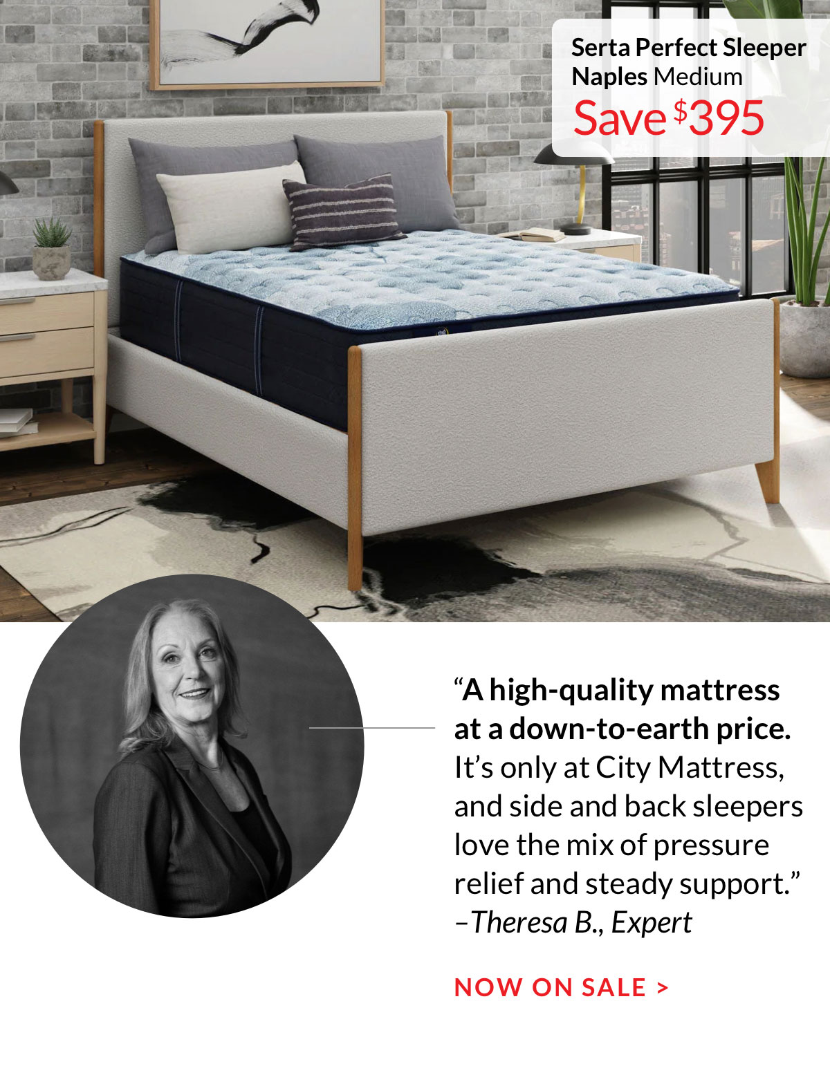 Serta Perfect Sleeper Naples Medium - Save $395