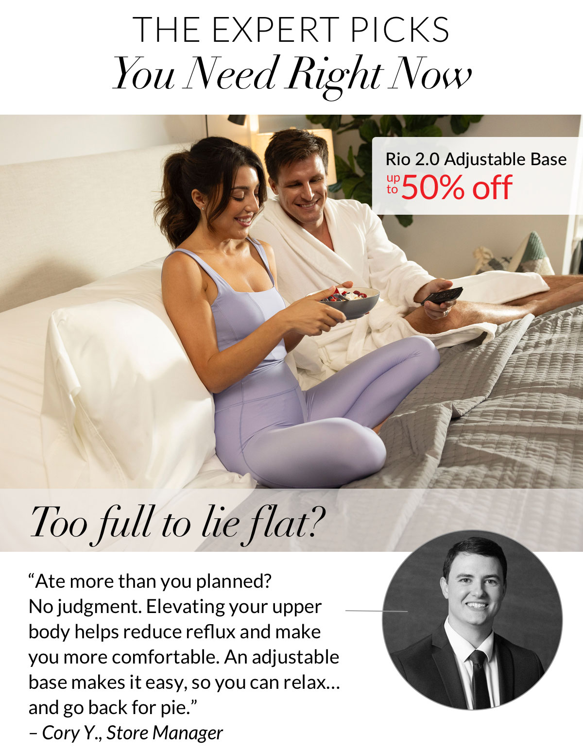 Up to 50% off Rio 2.0 Adjustable Bases