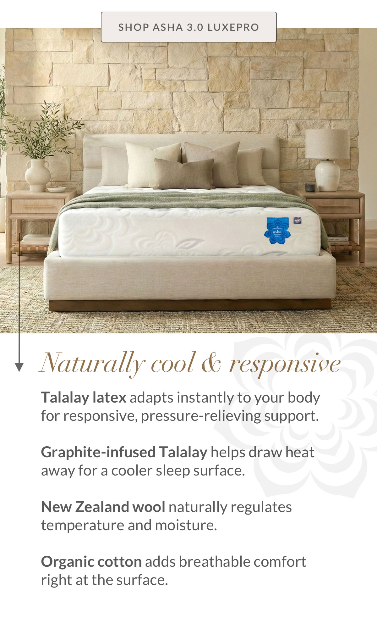 Naturally cool & responsive