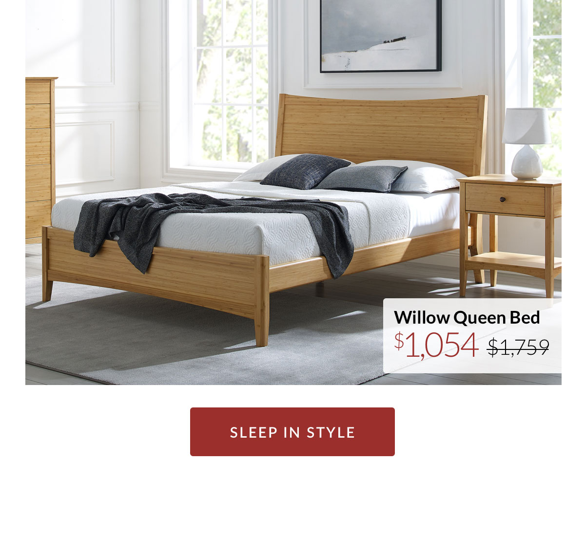 Willow Queen Bed $1,054