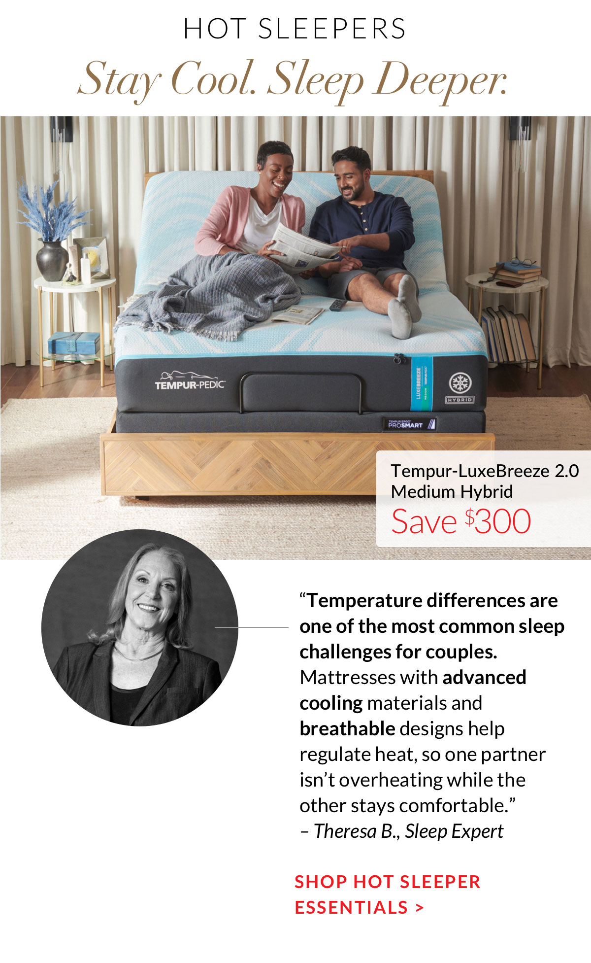 SHOP HOT SLEEPER ESSENTIALS >