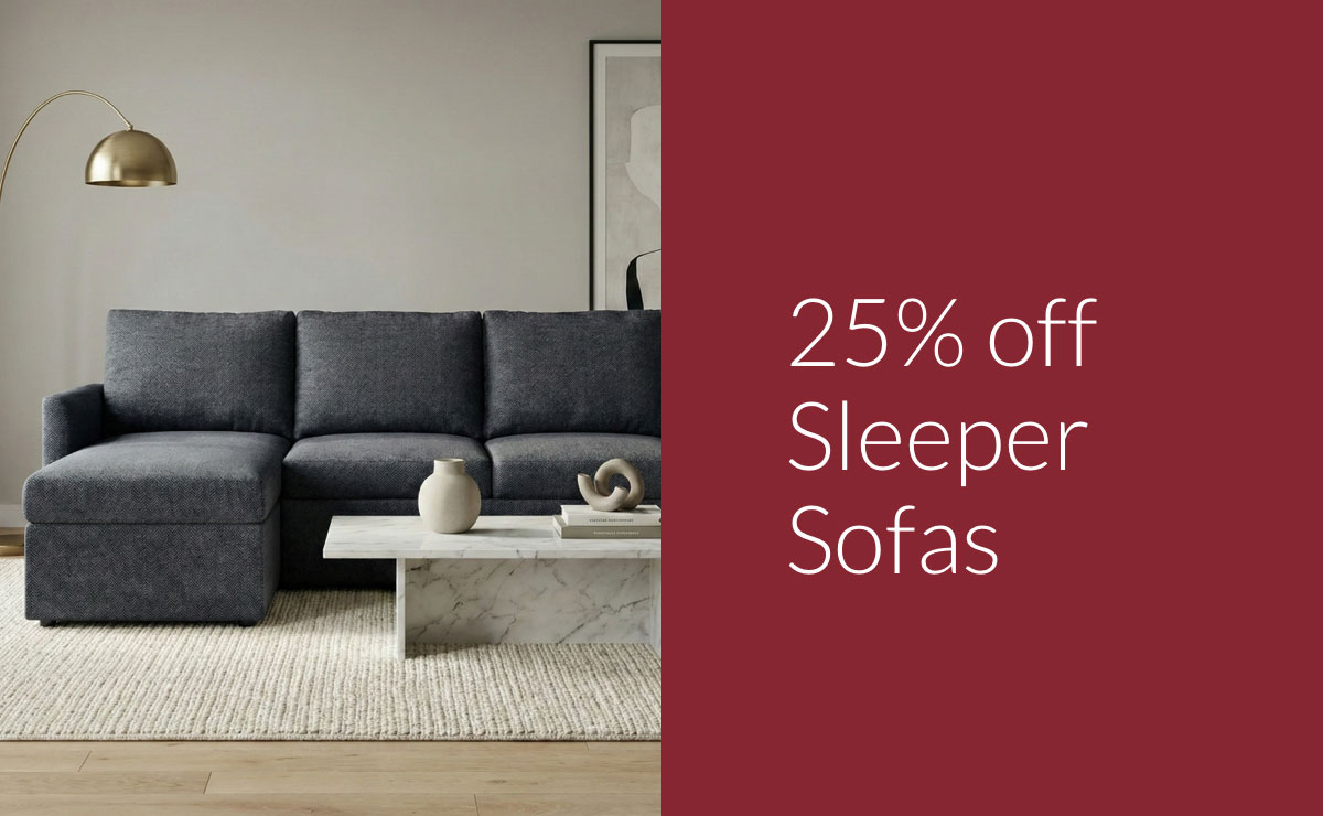 25% off sleeper sofas
