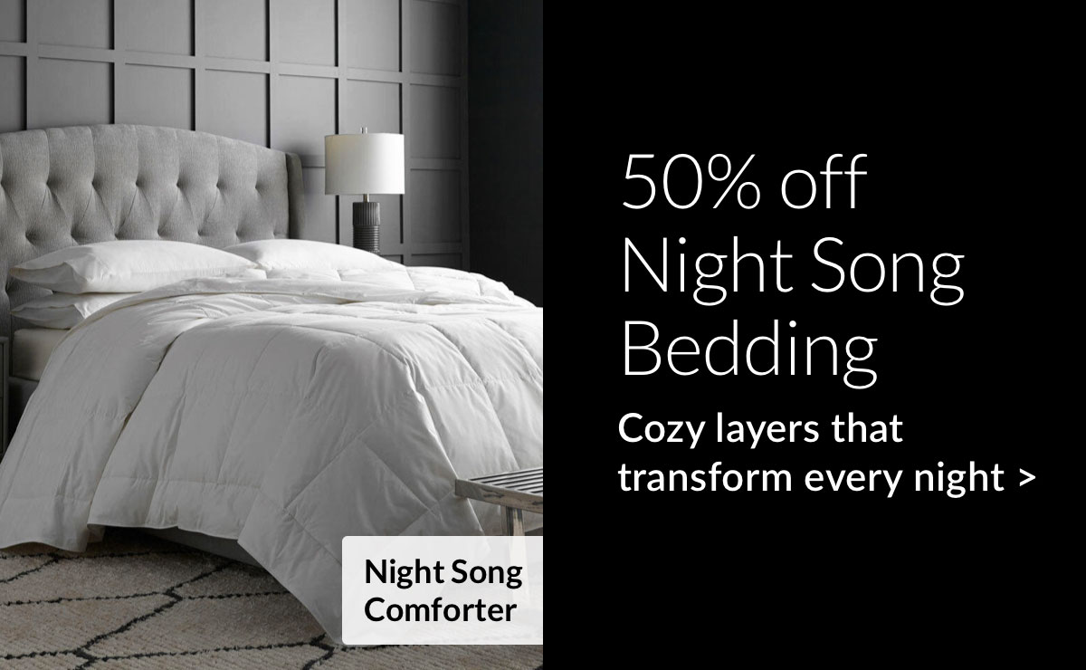 50% off Night Song Bedding - Shop Now