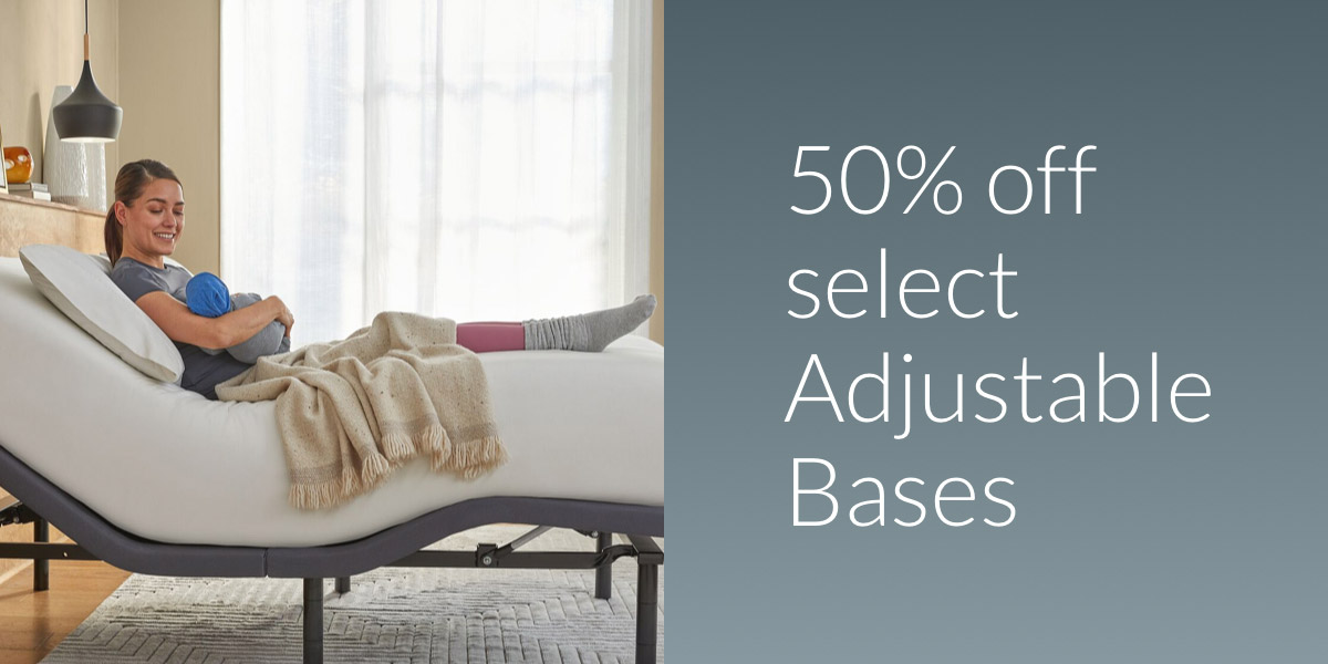 50% off select adjustable bases