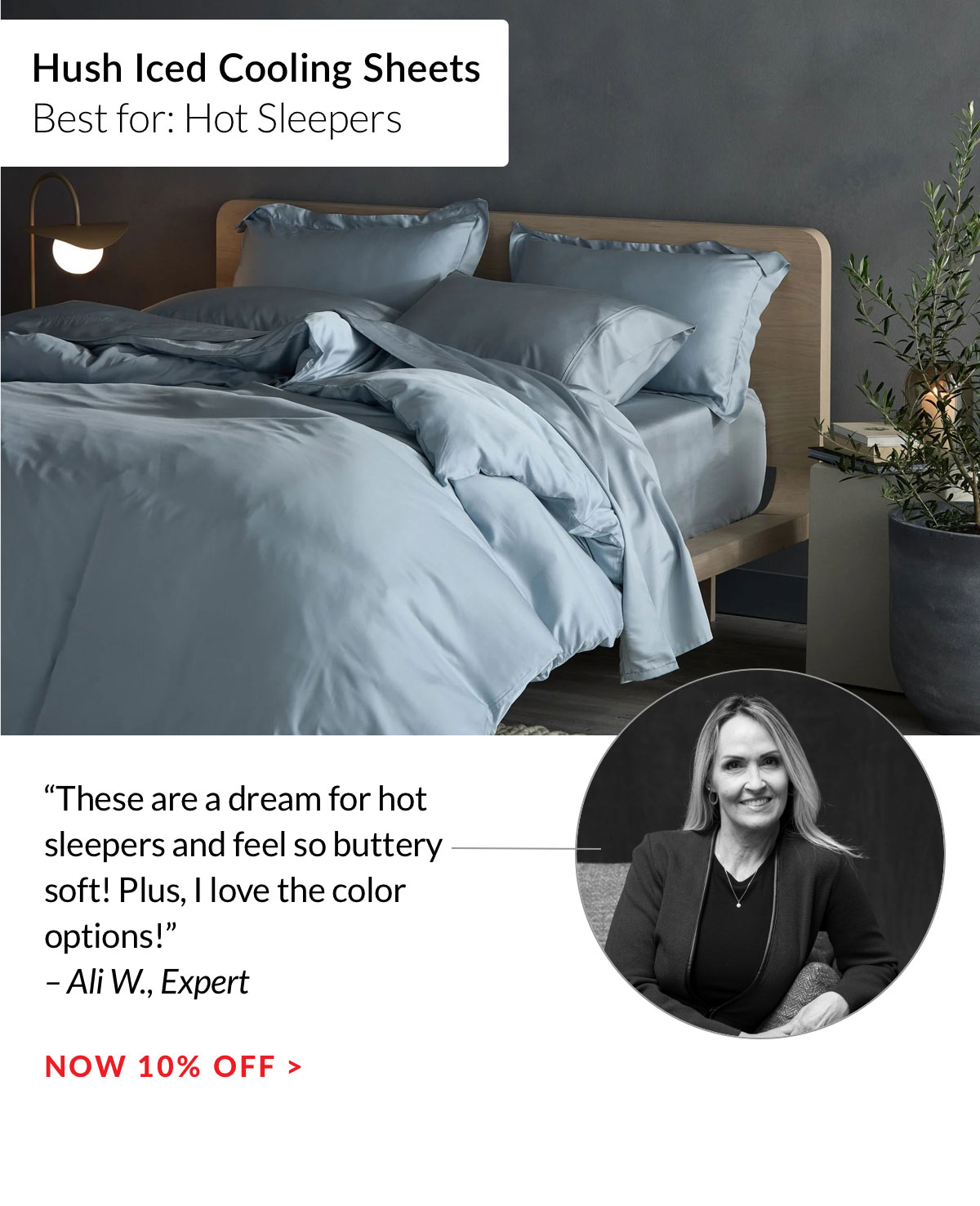 Shop Hush Iced Cooling Sheets - Now 10% off