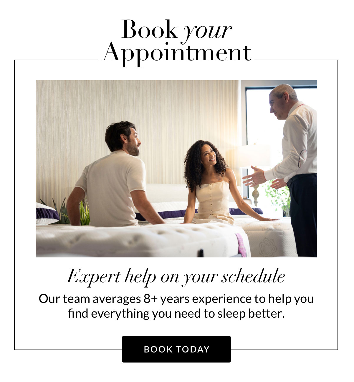 Book Your Appointment - Expert help on your schedule. Book Today