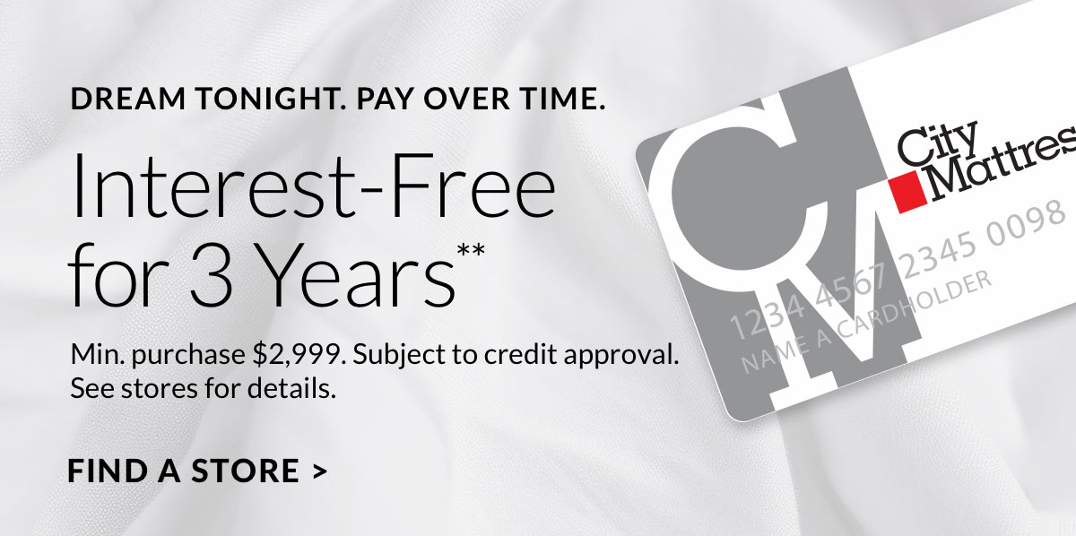 Come in store for special financing