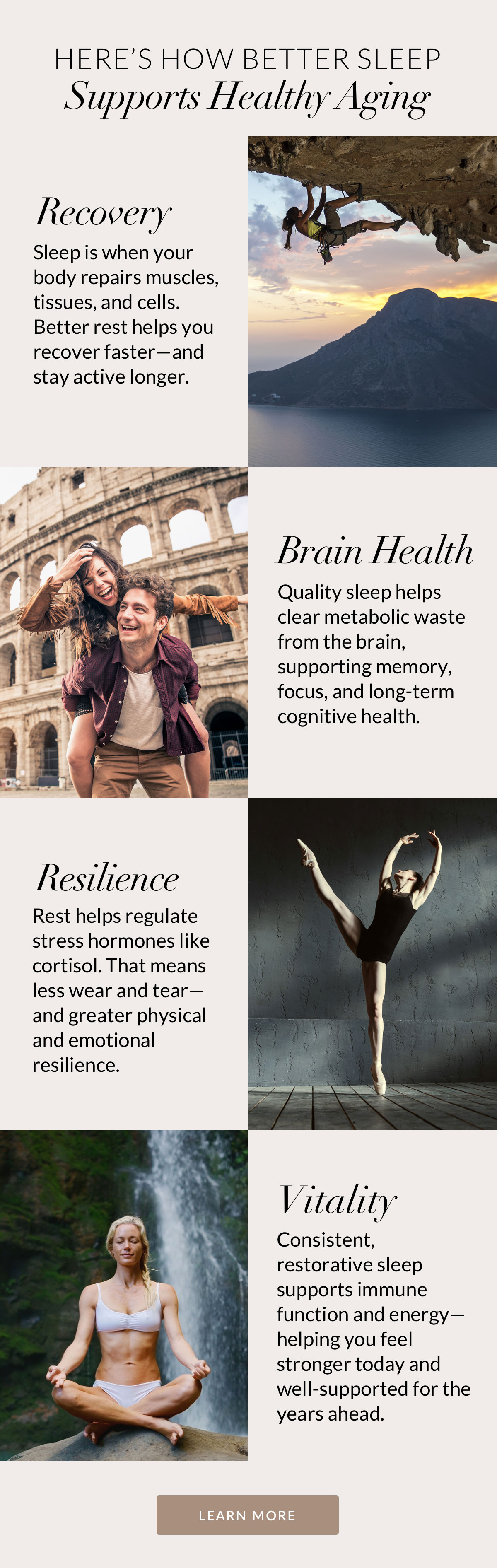 HERE’S how better sleep Supports Healthy Aging