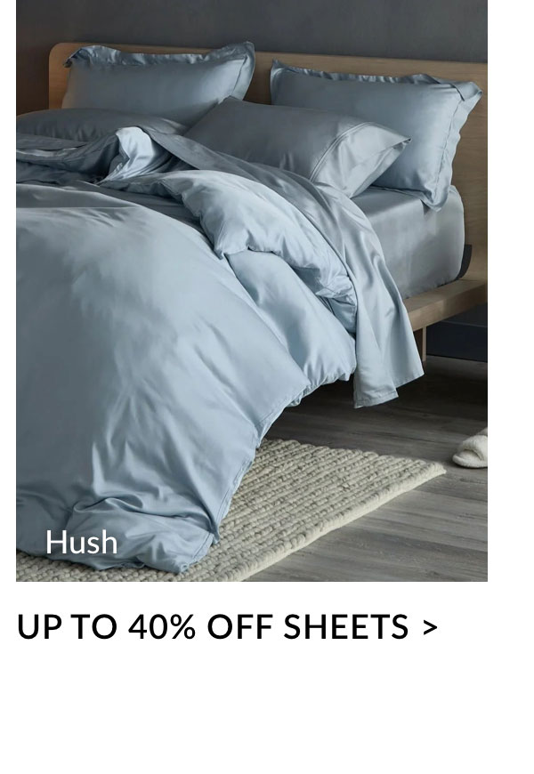 Up to 40% off Sheets