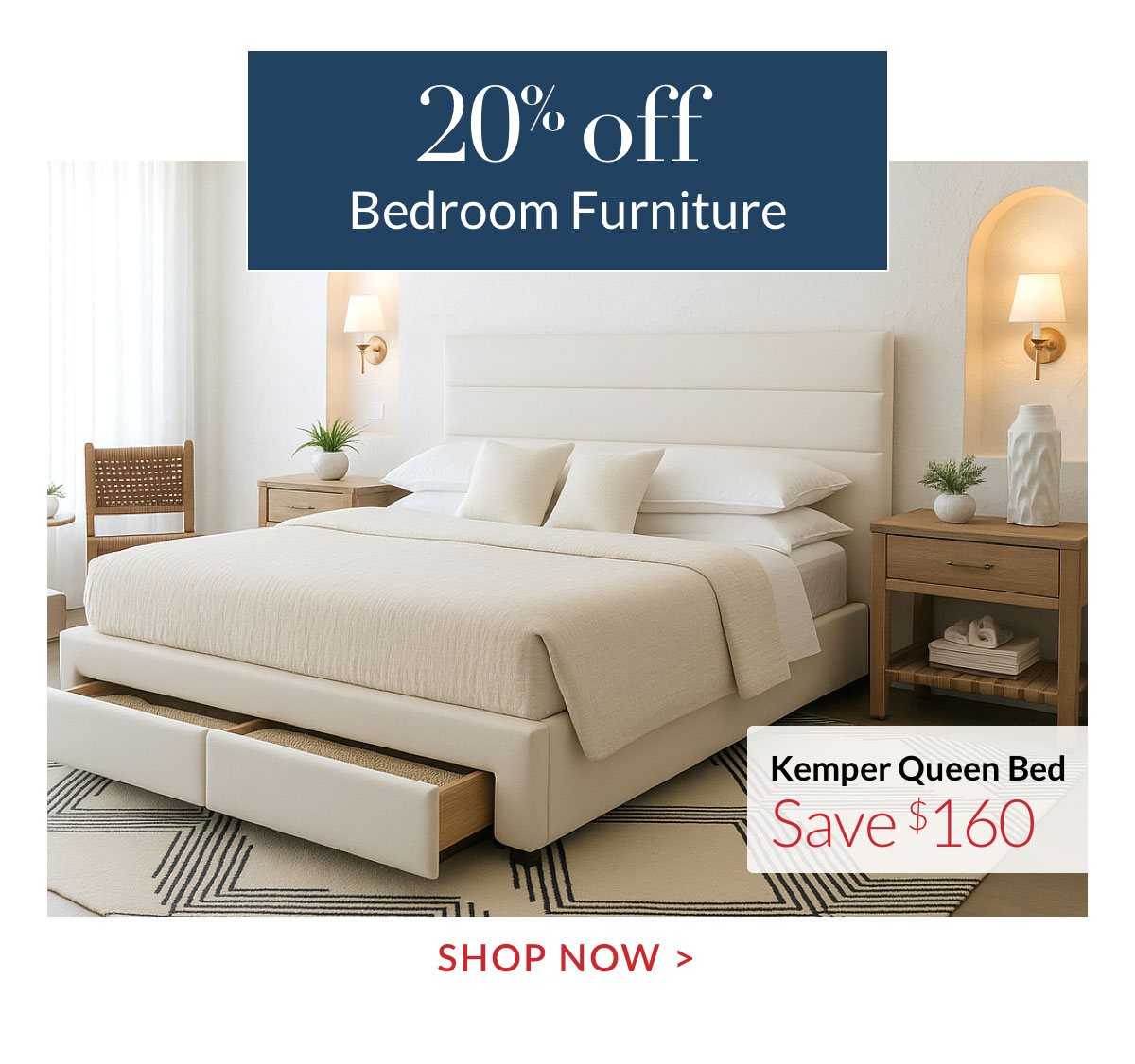 20% off Bedroom Furniture