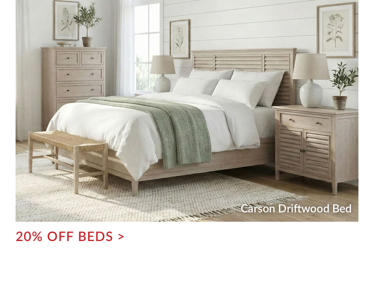 20% off Beds