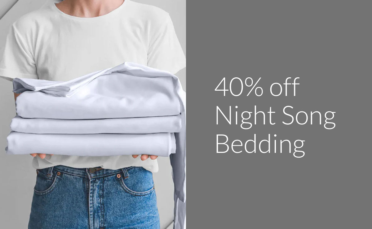 40% off Night Song Bedding