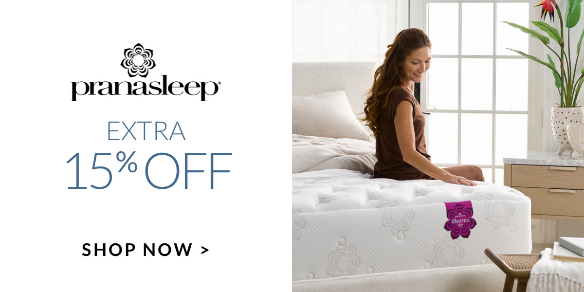 Extra 15% off PranaSleep - Shop Now Extra 15% off PranaSleep - Shop Now