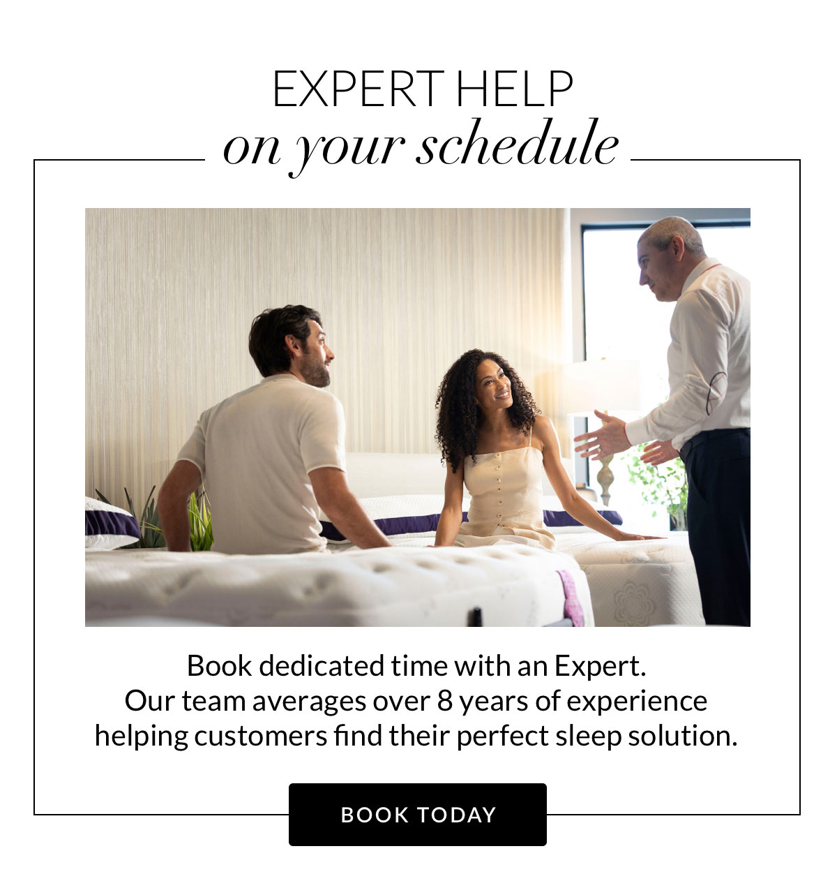 Expert help on your schedule