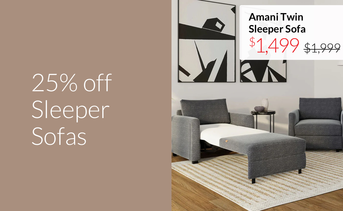 25% off Sleeper Sofas