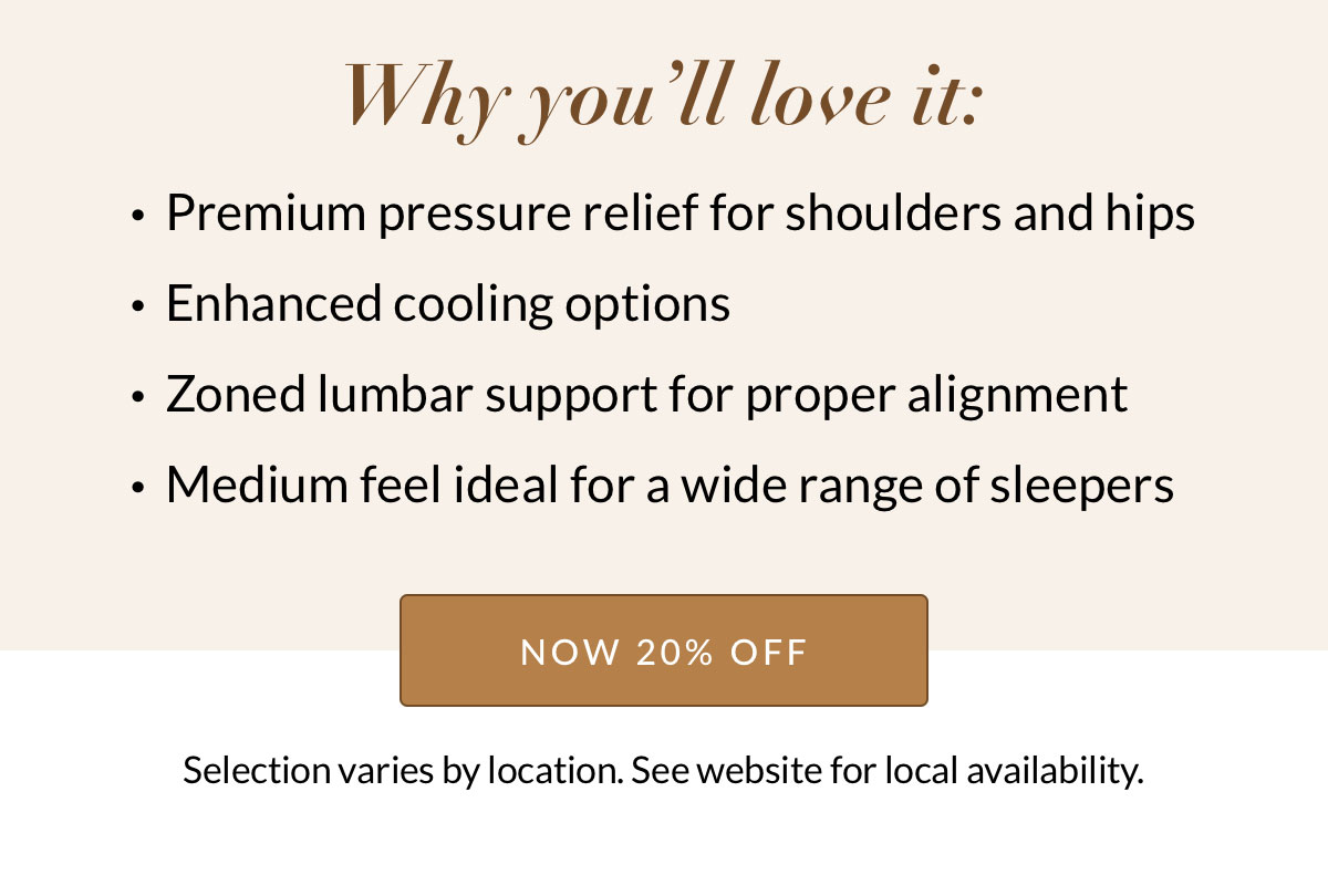 Helix Now 20% off. Selection varies by location. See website for local availability.