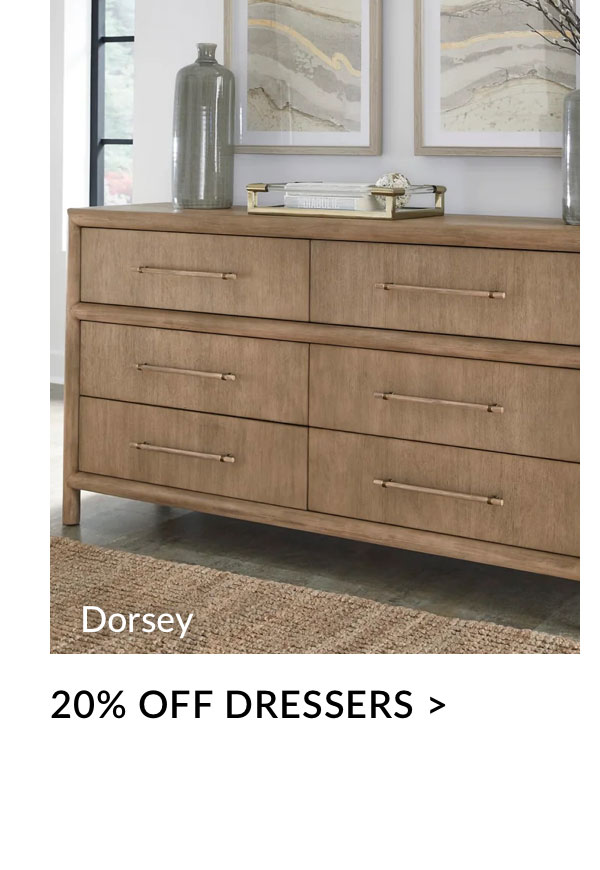 20% off Dressers