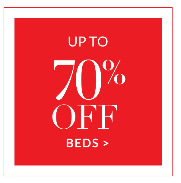 Up to 70% off Beds