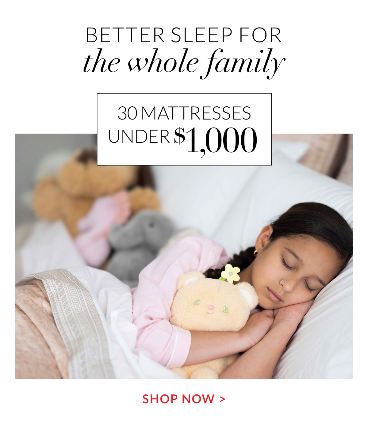 Shop 30 Mattresses under $1,000 Shop 30 Mattresses under $1,000