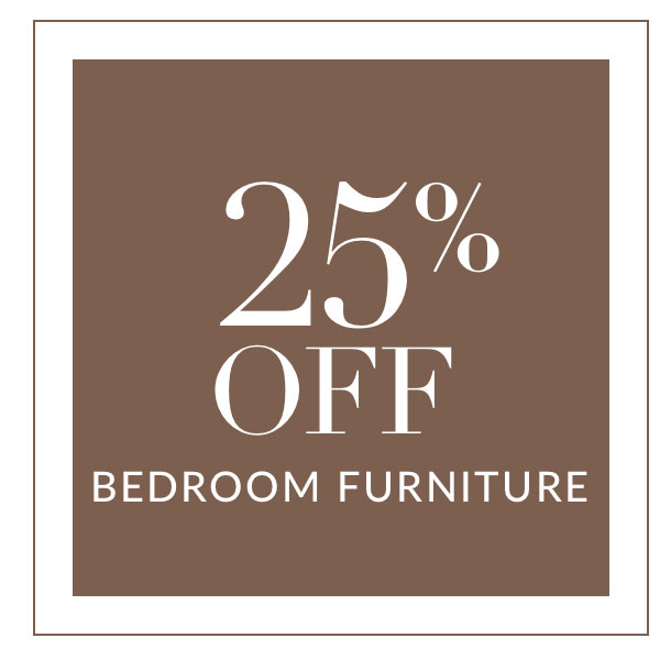 25% off bedroom furniture