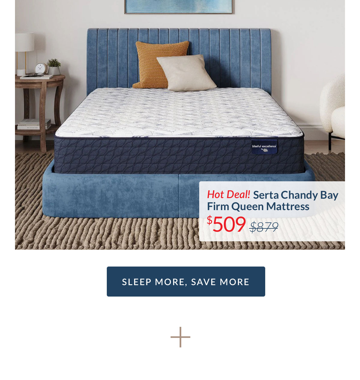 Hot Deal! Serta Chandy Bay Queen Mattress $509 was $879