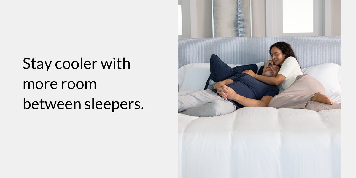 Stay cooler with more room between sleepers