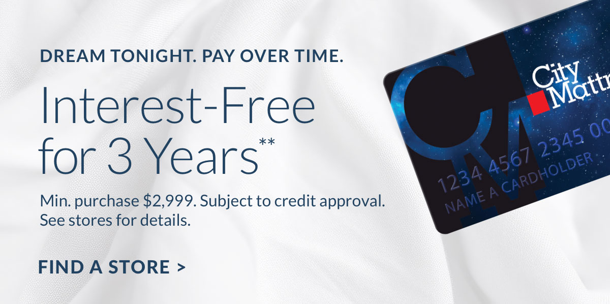 Come in store for special financing