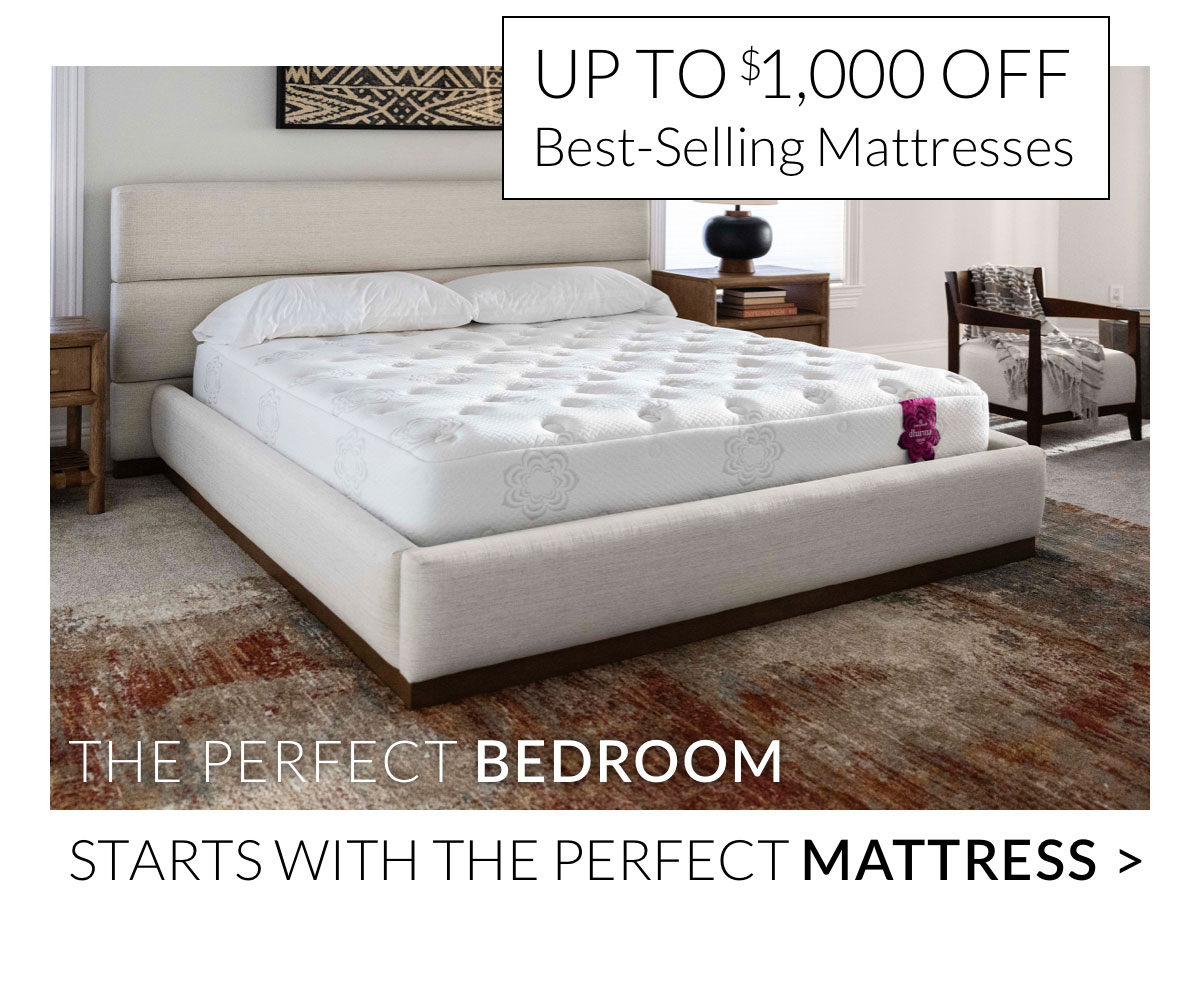 Up to $1,000 off Best-Selling Mattresses