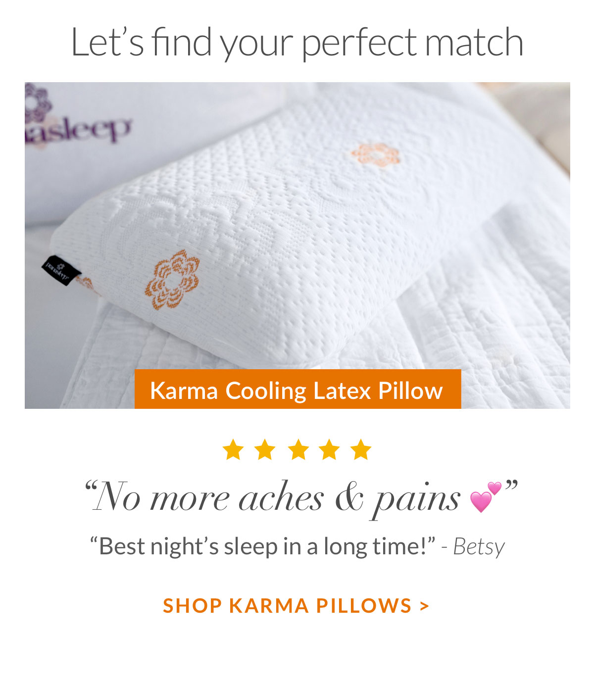 Shop Karma Cooling Latex Pillow Shop Karma Cooling Latex Pillow