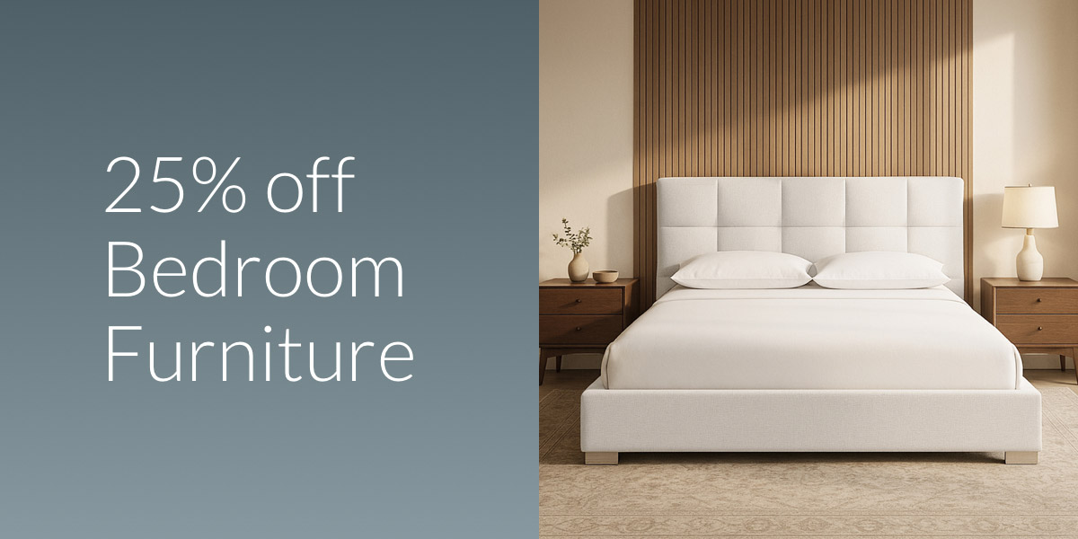 25% off bedroom furniture