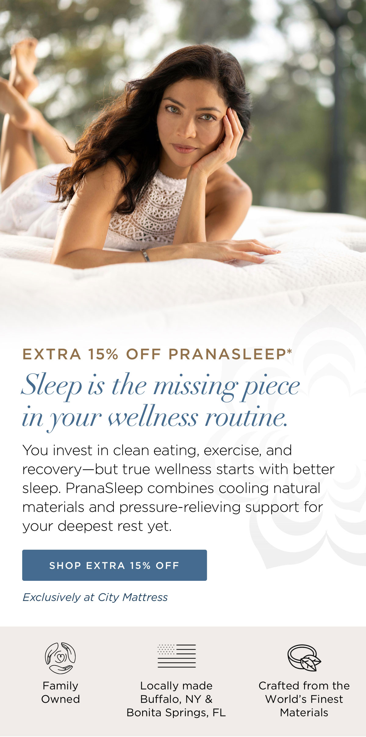 EXTRA 15% OFF PRANASLEEP* Sleep is the missing piece in your wellness routine EXTRA 15% OFF PRANASLEEP* Sleep is the missing piece in your wellness routine