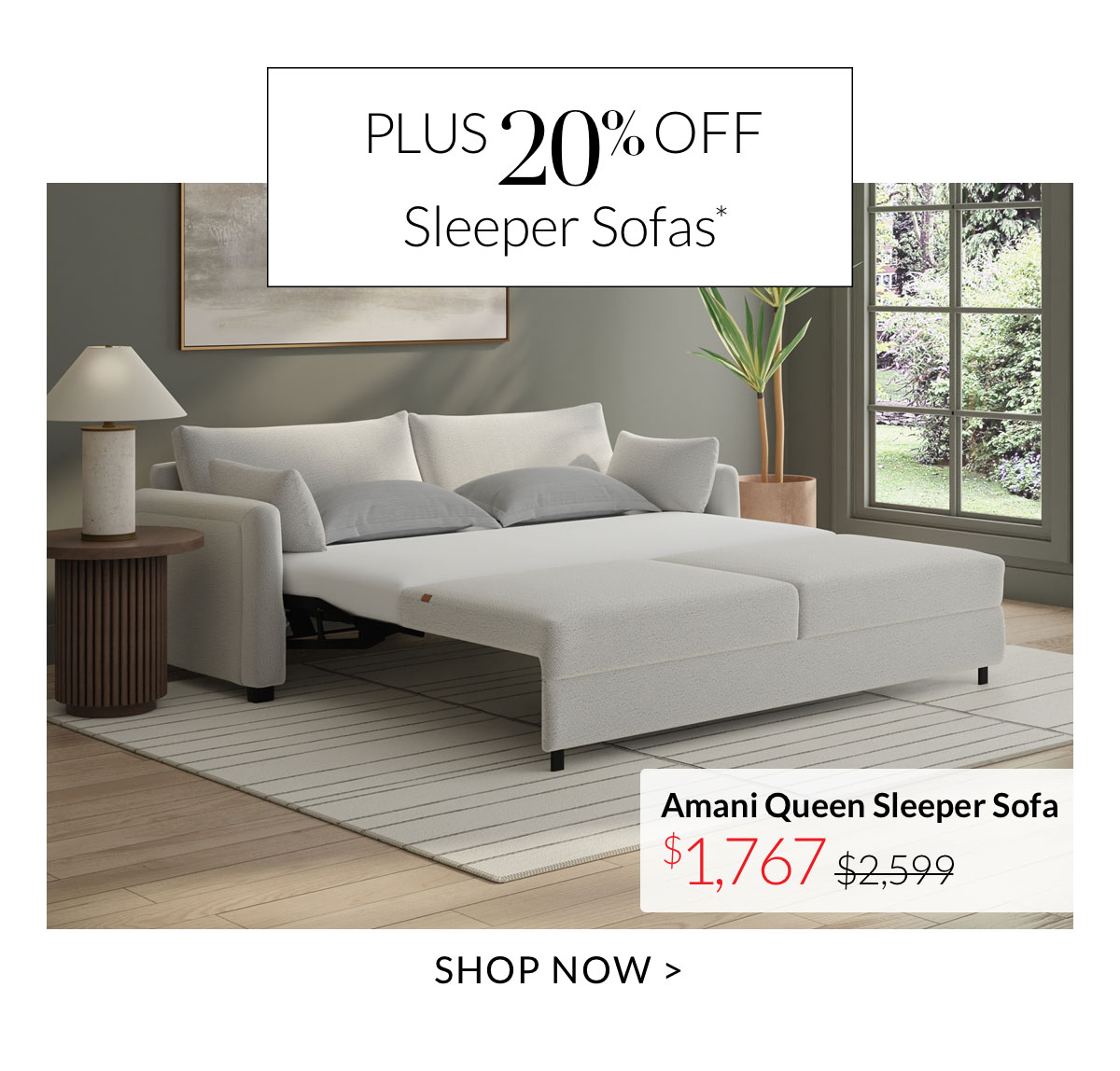 30% off Sleeper Sofas*