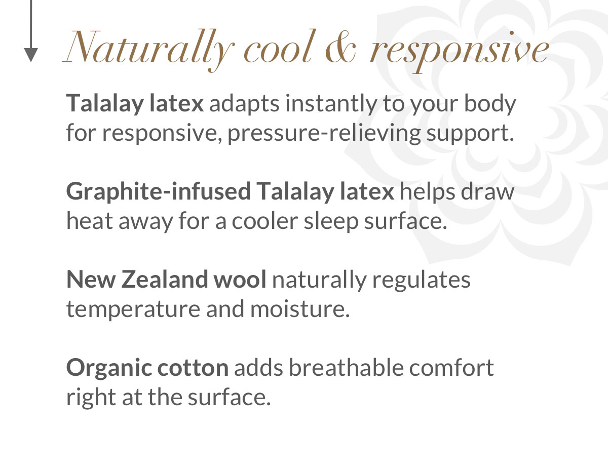 Naturally cool & responsive