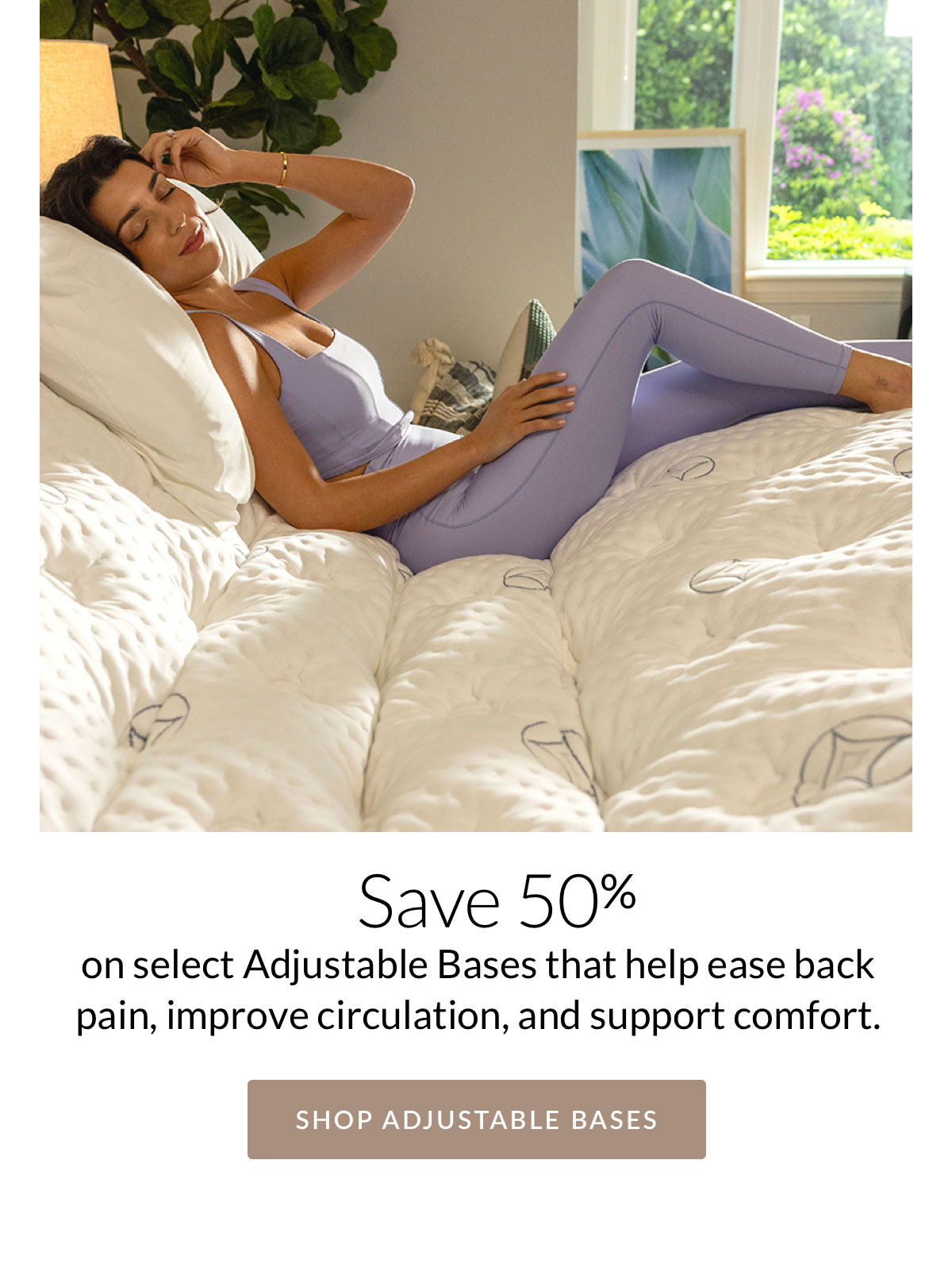 Save 50% on select Adjustable Bases