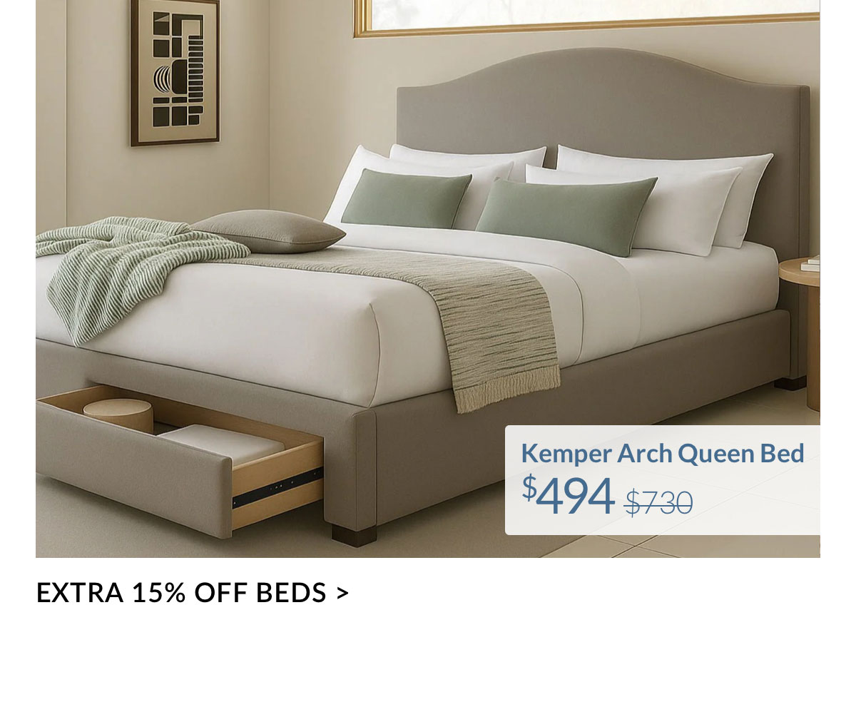 Extra 15% off Beds