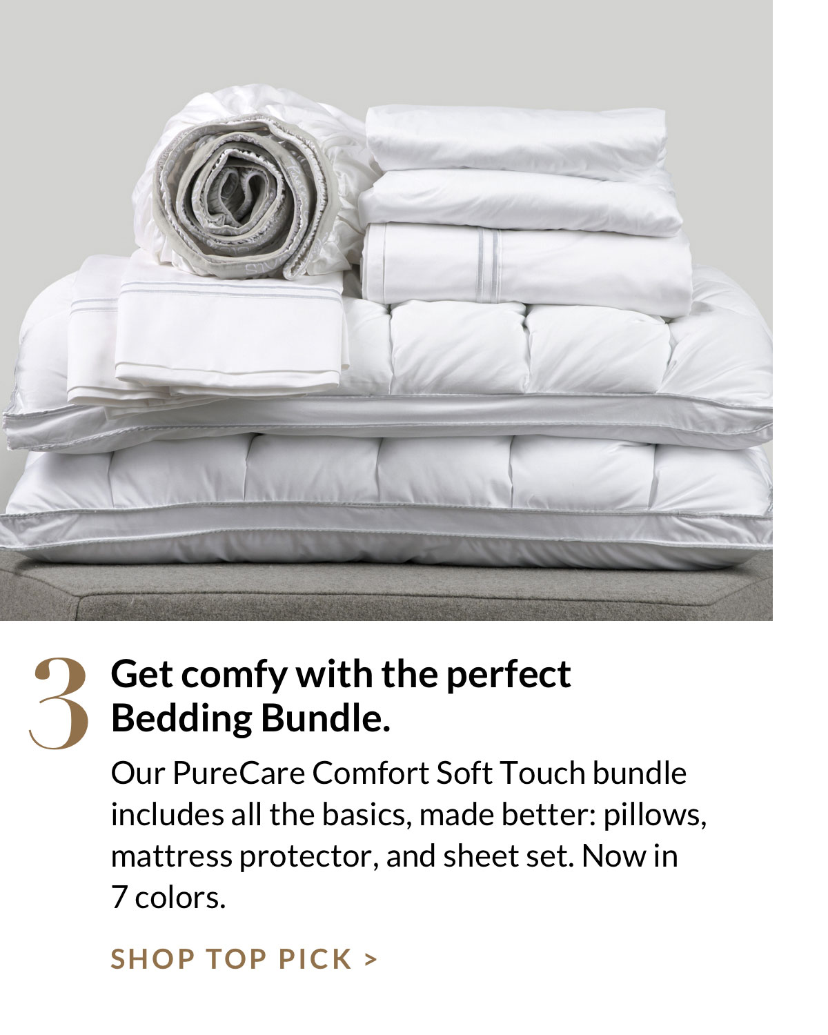Get comfy with the perfect Bedding Bundle
