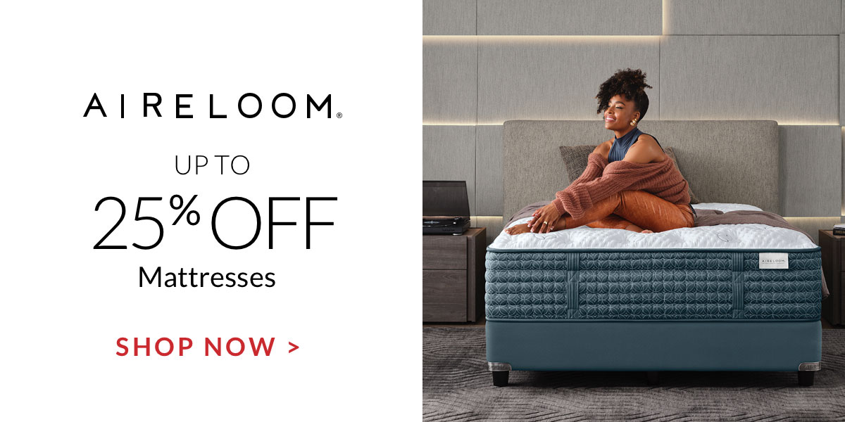Up to 25% off Aireloom Mattresses