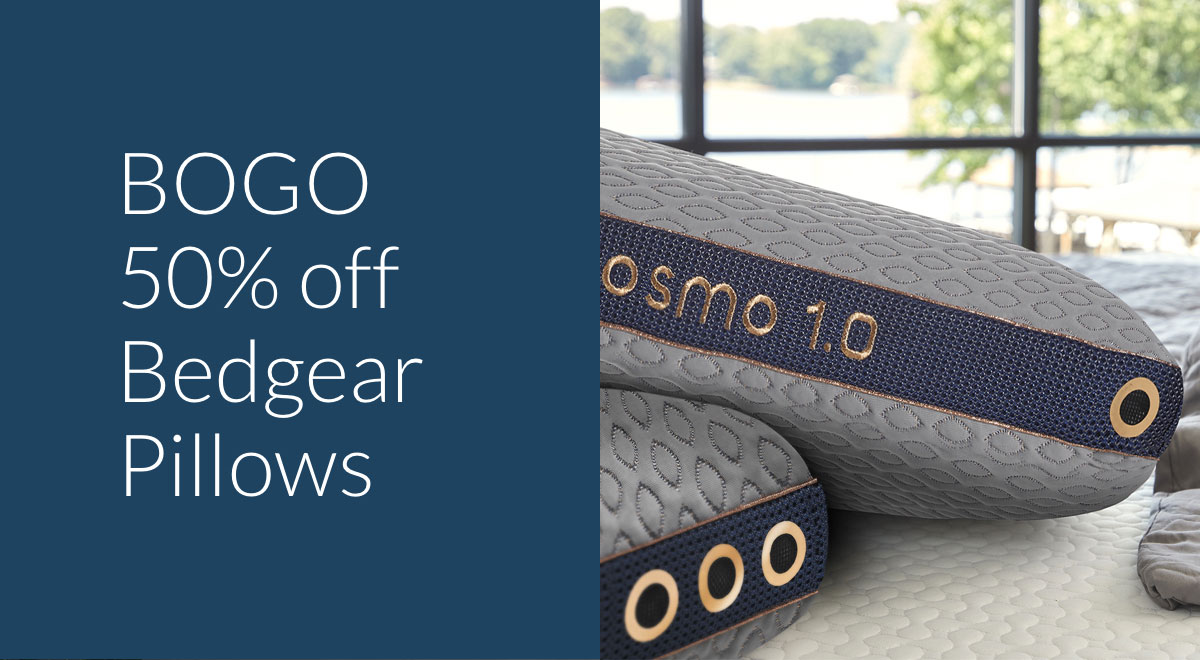 BOGO 50% off Bedgear Pillows