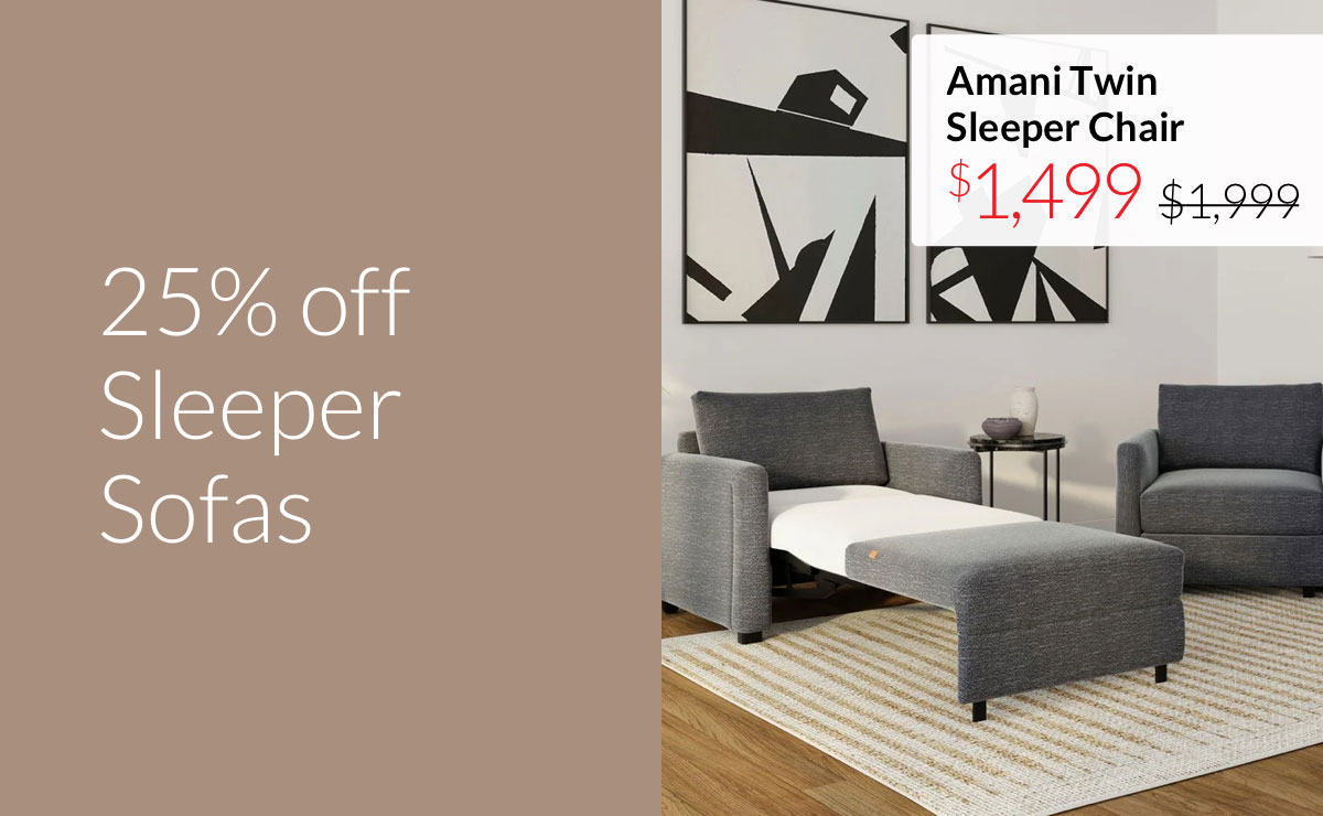 25% off Sleeper Sofas