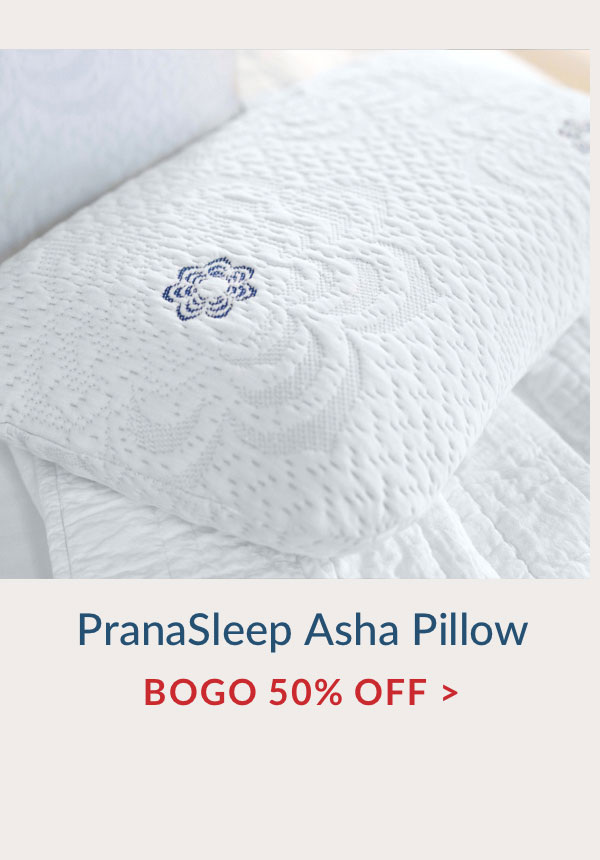 BOGO 50% OFF PranaSleep Asha Pillow