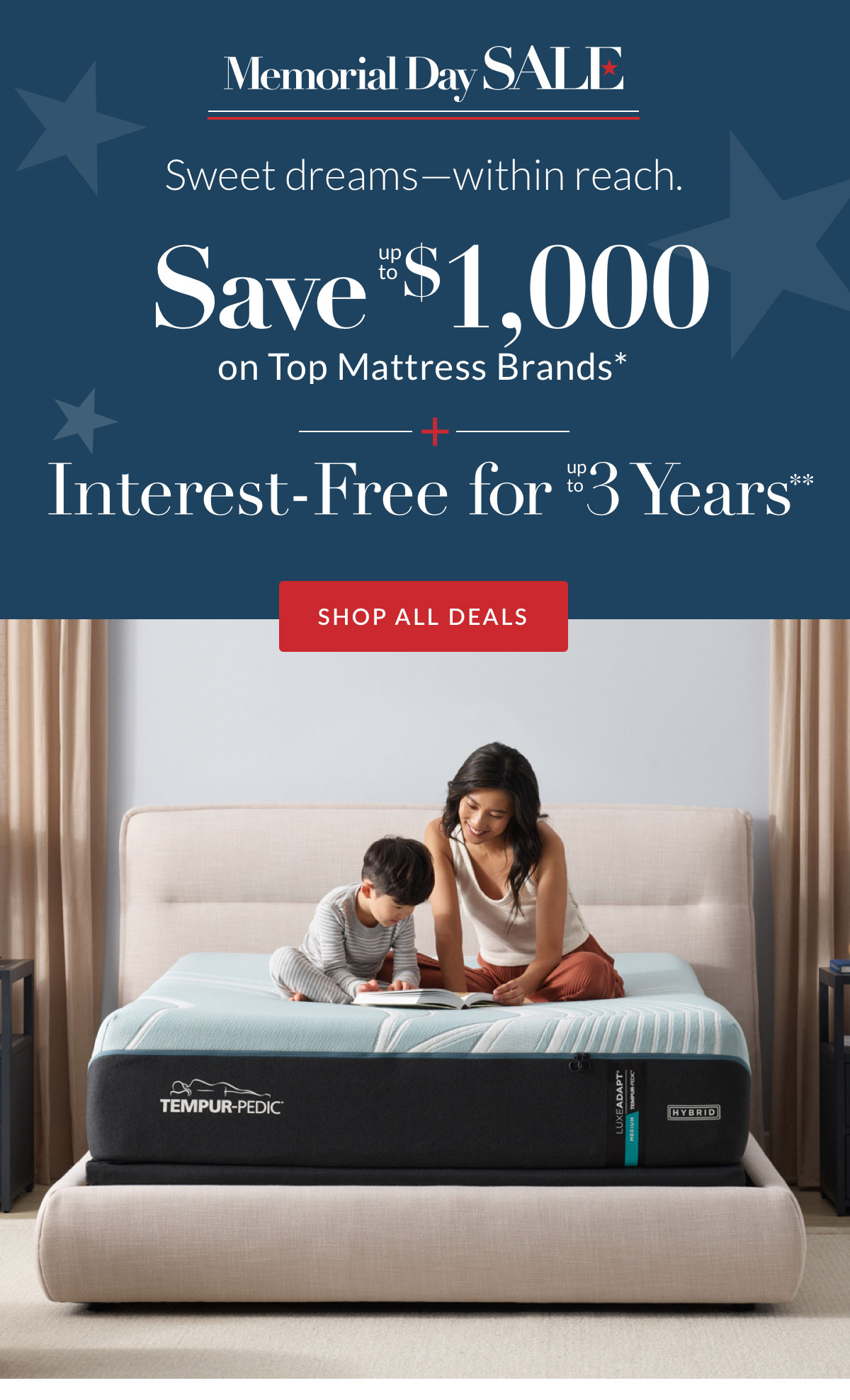 Memorial Day Sale: Save up to $1,000 on top mattress brands*