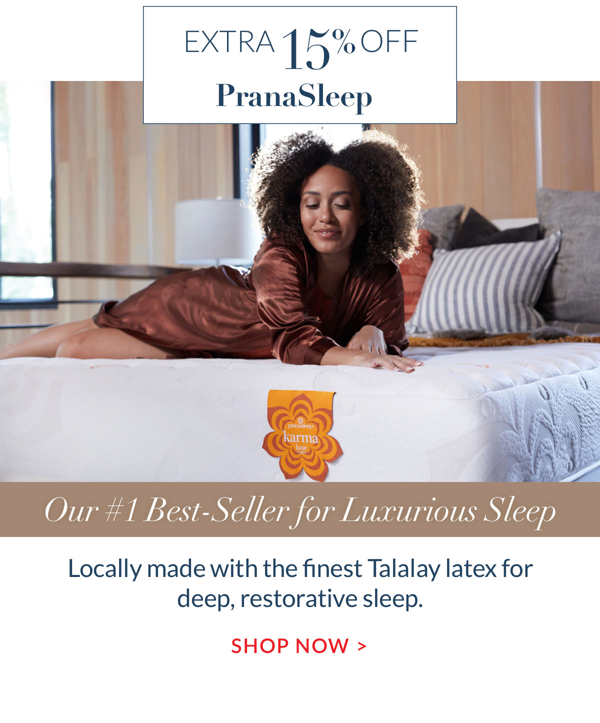 Extra 15% off PranaSleep