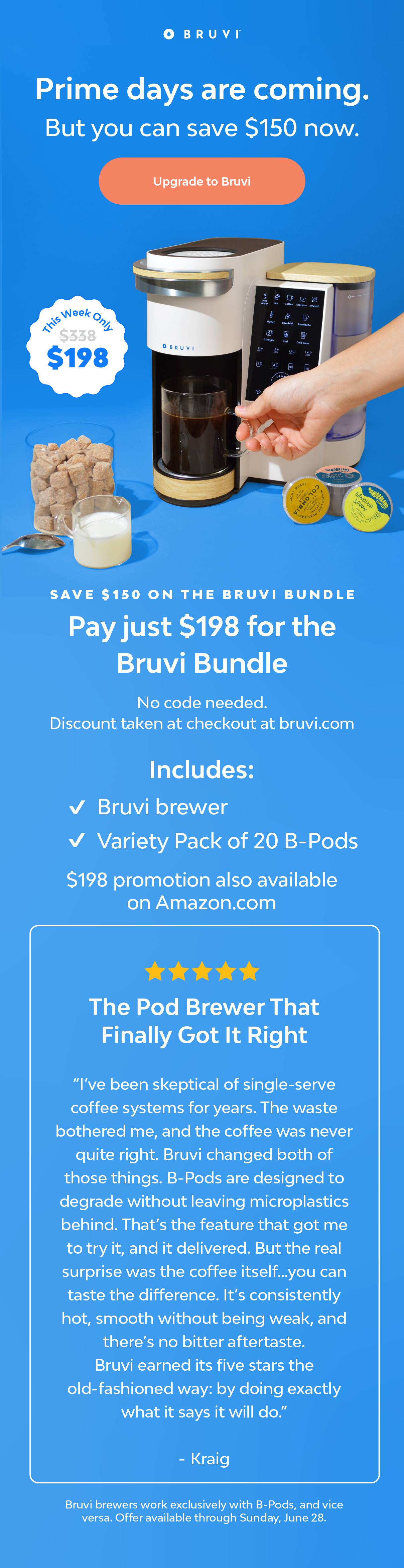 Upgrade to Bruvi