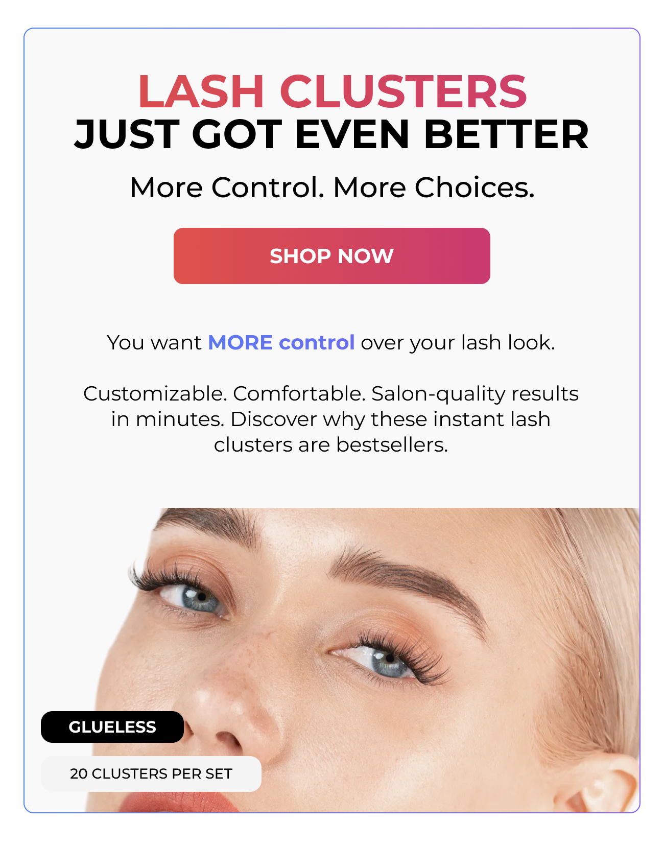 Meet The Lash Clusters Everyone's Talking About