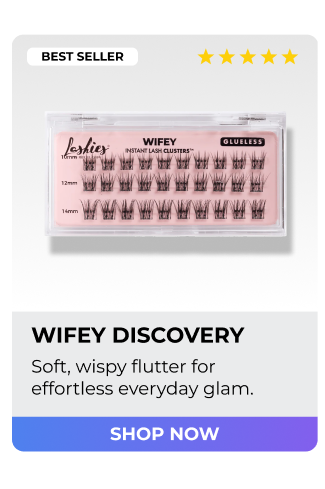 Wifey Discovery lash clusters – soft, wispy lashes for effortless everyday glam – shop now