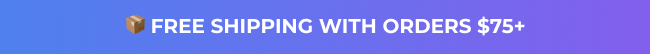 Free Shipping With Orders $75+