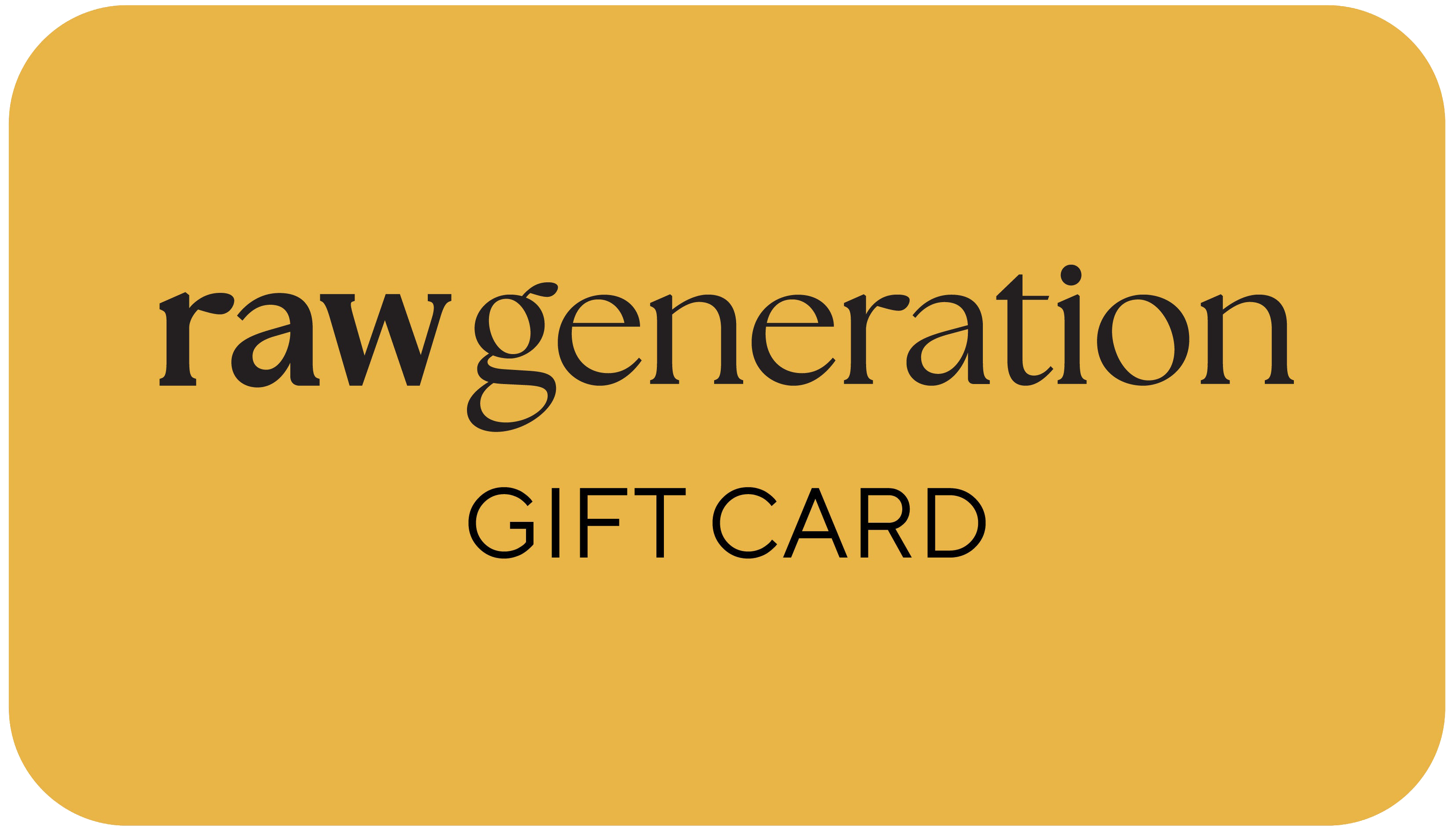 Give the gift of health Raw Generation Juices