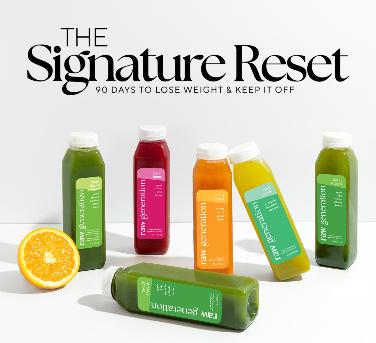 Is the Signature Reset right for you? Raw Generation Juices